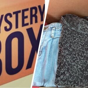 MYSTERY BOX WOMENS SIZE S CLOTHING BUNDLE FOR RESALE Or SELF MB71 5 Lb